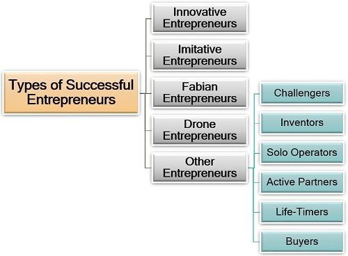 Types of Successful Entrepreneurs