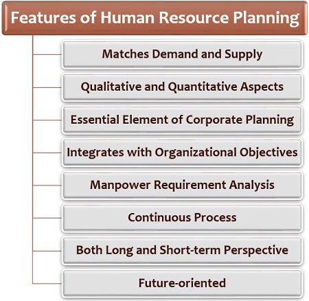 Features of Human Resource Planning