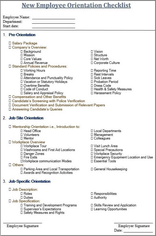 What Is Employee Orientation Definition Example Objectives Types Process Best Practice Consequences Sample Phases Template The Investors Book