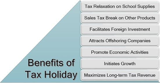 Benefits of Tax Holiday