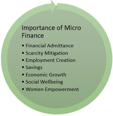 Importance of micro finance